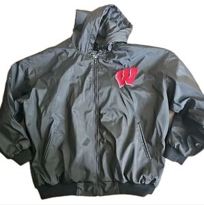 Vintage Steve And Barrys University of Wisconsin Badgers College Jacket XXL